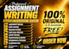 do assignment, case study and urgent essay writing
