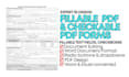 create professional fillable PDF forms, clickable forms using adobe acrobat
