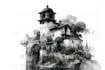 digitally sketch architecture and urban illustration