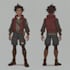 draw character sheet in anime style