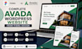 create complete avada wordpress theme website from figma