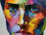 create modern abstract digital art paintings