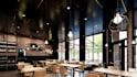 design restaurant, cafe, lounge interior and 3d rendering