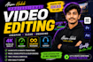 edit professional youtube shorts, reels and capcut videos