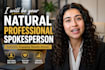 record a dynamic spokesperson video and be your professional actor