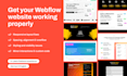 fix bugs and responsive issues on your webflow website