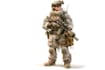 draw 2d game art military character design