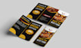 professional flyer brochure menu poster and print materials