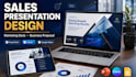 create sales presentation design marketing deck business proposal powerpoint
