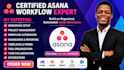 be asana expert for workspace setup asana workflow automation project management