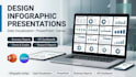 create infographic presentation design, data visualization powerpoint