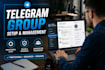 setup, manage telegram peptide group telegram promotion