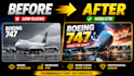 design professional youtube thumbnails with high CTR