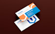 design business card and brand identity
