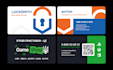 design business card and brand identity