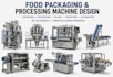 design industrial food processing packaging machine cad models for manufacturing