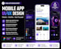 do mobile app UI UX design, figma app design,  mobile app ui ux
