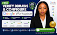 verify domains and configure google workspace mx spf dmarc dkim slack workflow