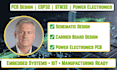 do power electronics pcb, esp32 pcb, stm32, nrf52840, carrier board pcb in kicad