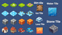 do pixel art tileset, pixel tileset, pixel art, tilemap, pixel top down