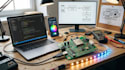 design smart led lighting, pcb, firmware and iot controller