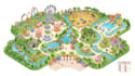design custom theme park map, zoo map, amusement park and attraction map