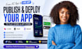 publish deploy replit base 44 android ios app to playstore apple store eas build