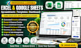 design editable excel google sheet formulas budget spreadsheet invoice template