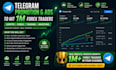 telegram promotion, telegram ads to hit 1m forex traders crypto forex promotion