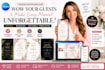 canva invitation design digital wedding invitation card design editable template