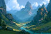 design stunning environment concept art