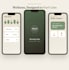 design modern mobile app UI UX screens for ios and android