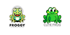 design a frog logo