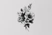 design best botanical illustration with flowers