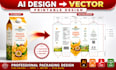 convert ai packaging design into print ready box and label files