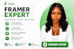 framer website develop framer website design framer developer framer website