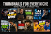 design a viral 3d youtube  thumbnail that gets clicks