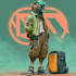 cyberpunk hacker character art
