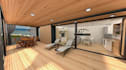 deliver professional 3d tiny home design, container house rendering, cabin plans