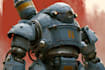 custom futuristic mecha robot character illustration art
