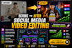 do professional social media video editing