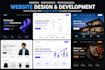 create a responsive landing page and web site