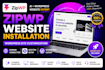 zipwp website installation wordpress site customization domain connection spectr