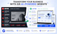 build ai powered website with ai chatbot and automation