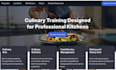 design wix culinary school website culinary academy culinary institute website