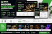 create a modern responsive landing page