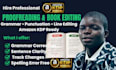 professionally proofread and edit your document for grammar and clarity