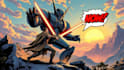 create dynamic retro comic book illustrations
