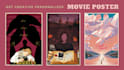 create a unique movie poster fanart personalizable