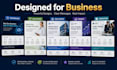 design professional fact sheets, sell sheets, and one pagers